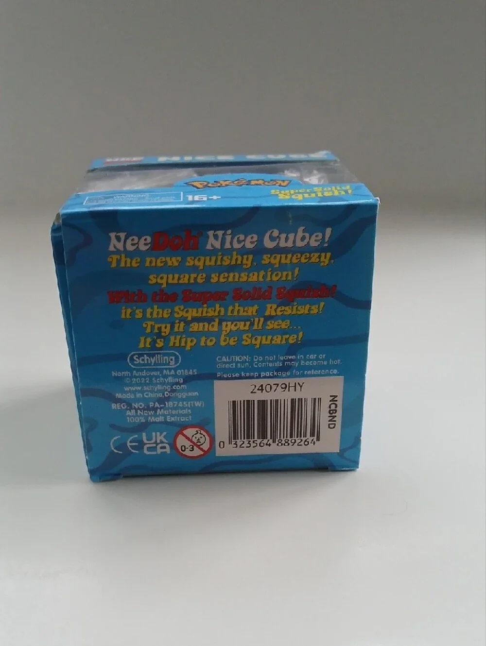 Nice Cube Squishy Toy - Blue Squirtle
